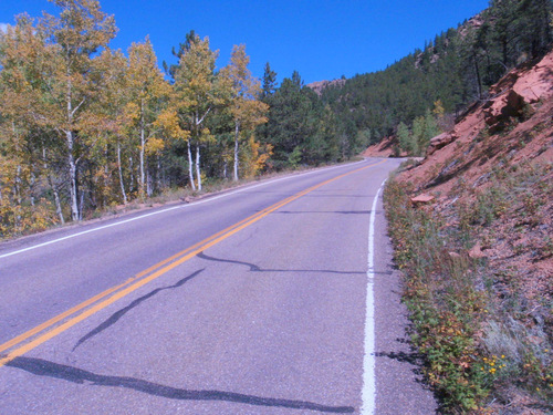 Pikes Peak in the Fall.